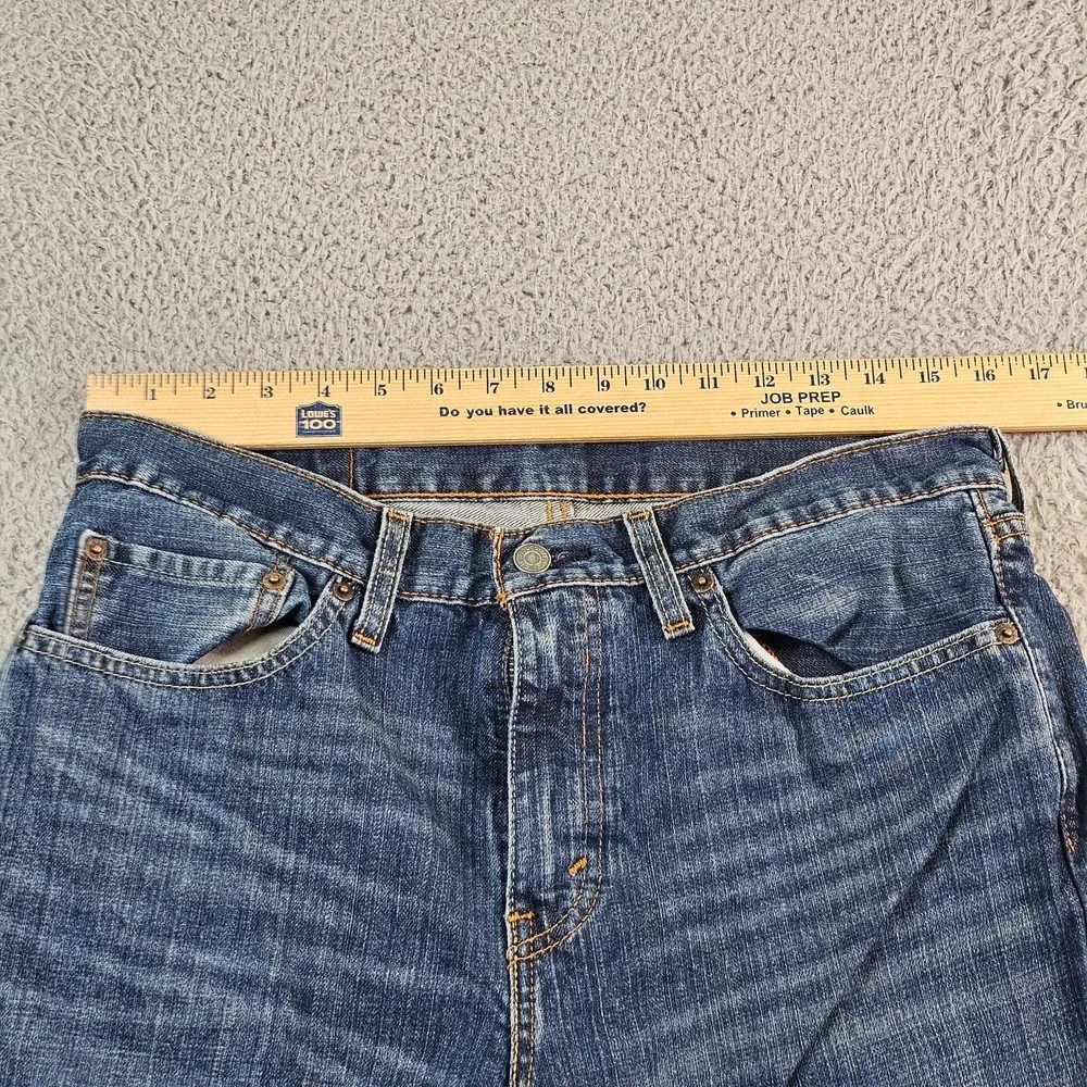 Levis 527 Jeans Mens 32x30 Blue Bootcut Denim Medium Wash Casual Pants